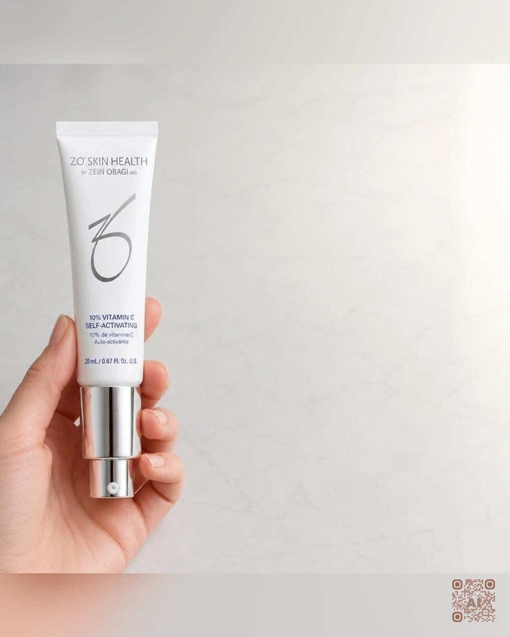 Zdjęcie wygenerowane przy użyciu AI · ZO Skin Health Serum z samoaktywującą się witaminą C 10% 20 ml (3)