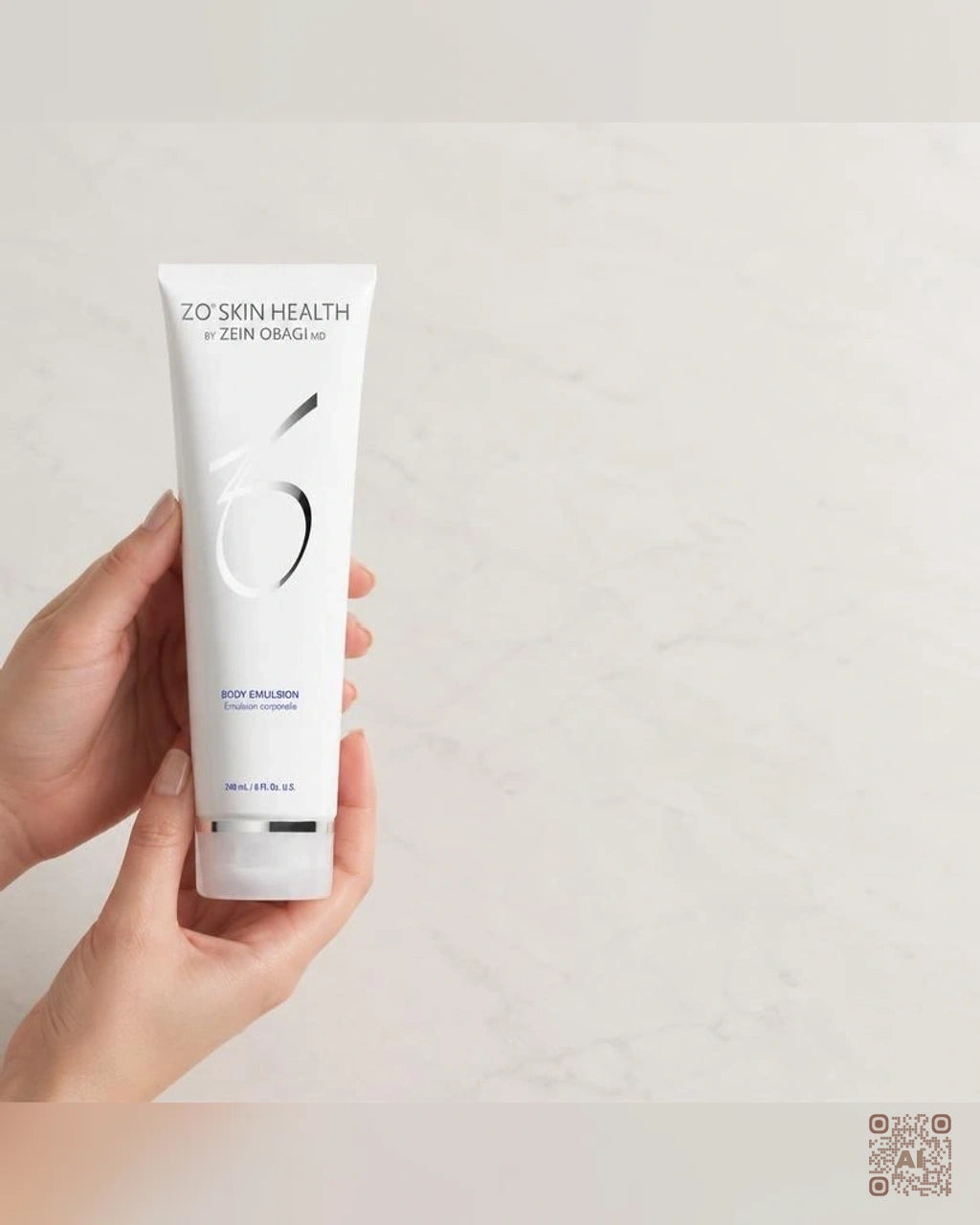 Zdjęcie wygenerowane przy użyciu AI · ZO Skin Health Emulsja do ciała 240 ml (3)