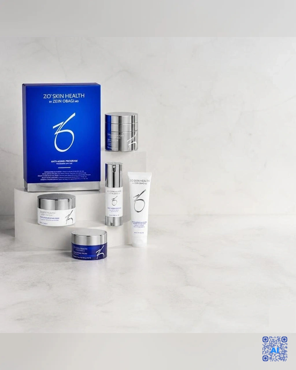 Zdjęcie wygenerowane przy użyciu AI · ZO Skin Health Anti-Aging Program – zestaw 5 produktów (3)