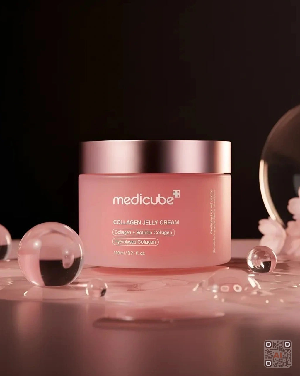 Zdjęcie wygenerowane przy użyciu AI · Medicube Collagen Jelly Cream (3)