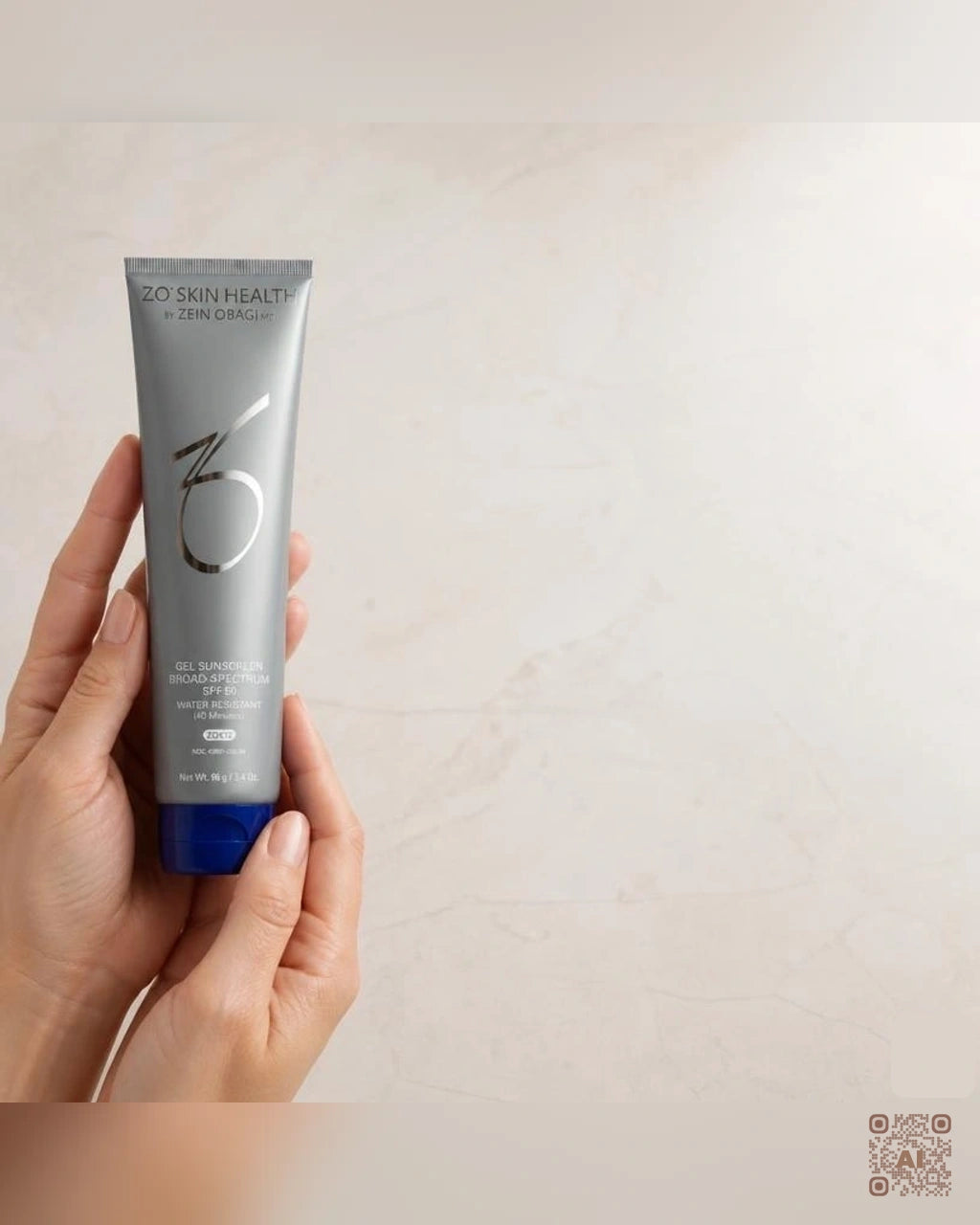 Zdjęcie wygenerowane przy użyciu AI · ZO Skin Health Gel Sunscreen Broad Spectrum SPF 30 96 g (3)
