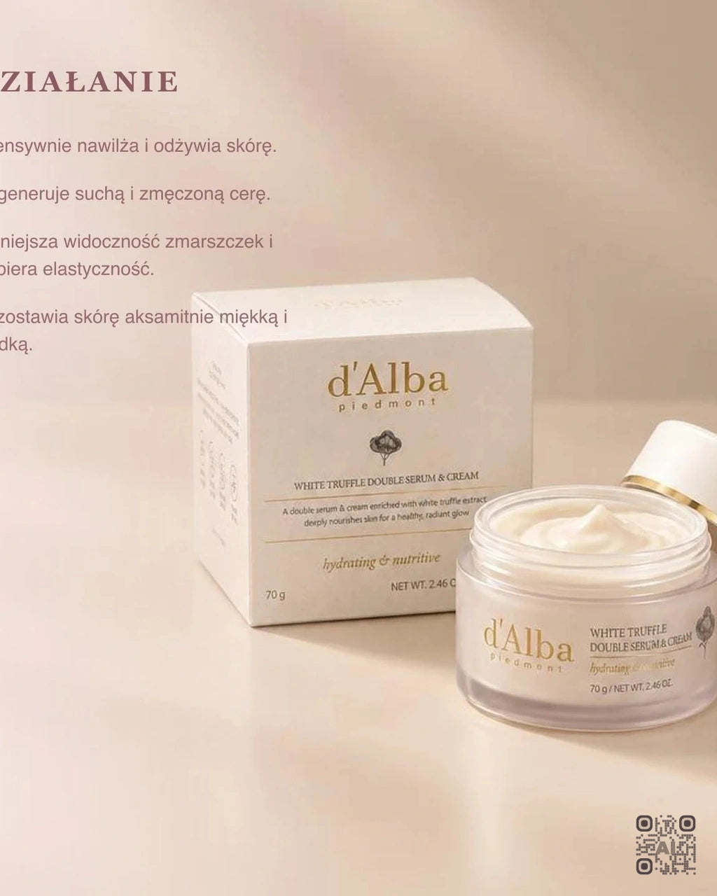 Zdjęcie wygenerowane przy użyciu AI · d'Alba White Truffle Double Serum & Cream (3)