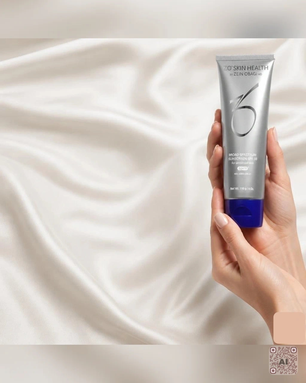 Zdjęcie wygenerowane przy użyciu AI · ZO Skin Health Krem z filtrem o szerokim spektrum ochrony SPF 50 118 g (4)