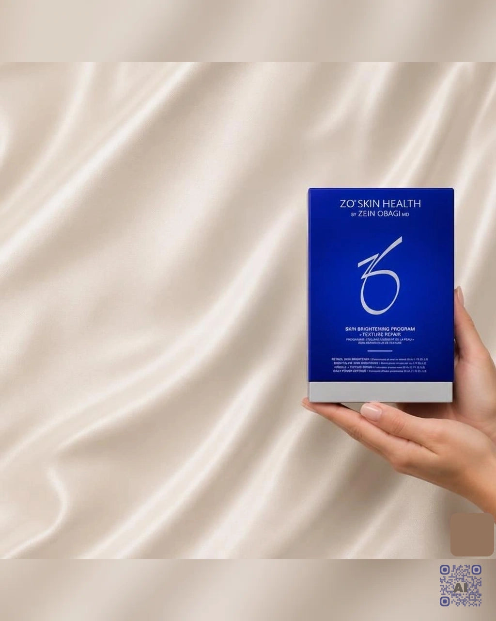 Zdjęcie wygenerowane przy użyciu AI · ZO Skin Health Skin Brightening Program + Texture Repair – zestaw 4 produktów (4)