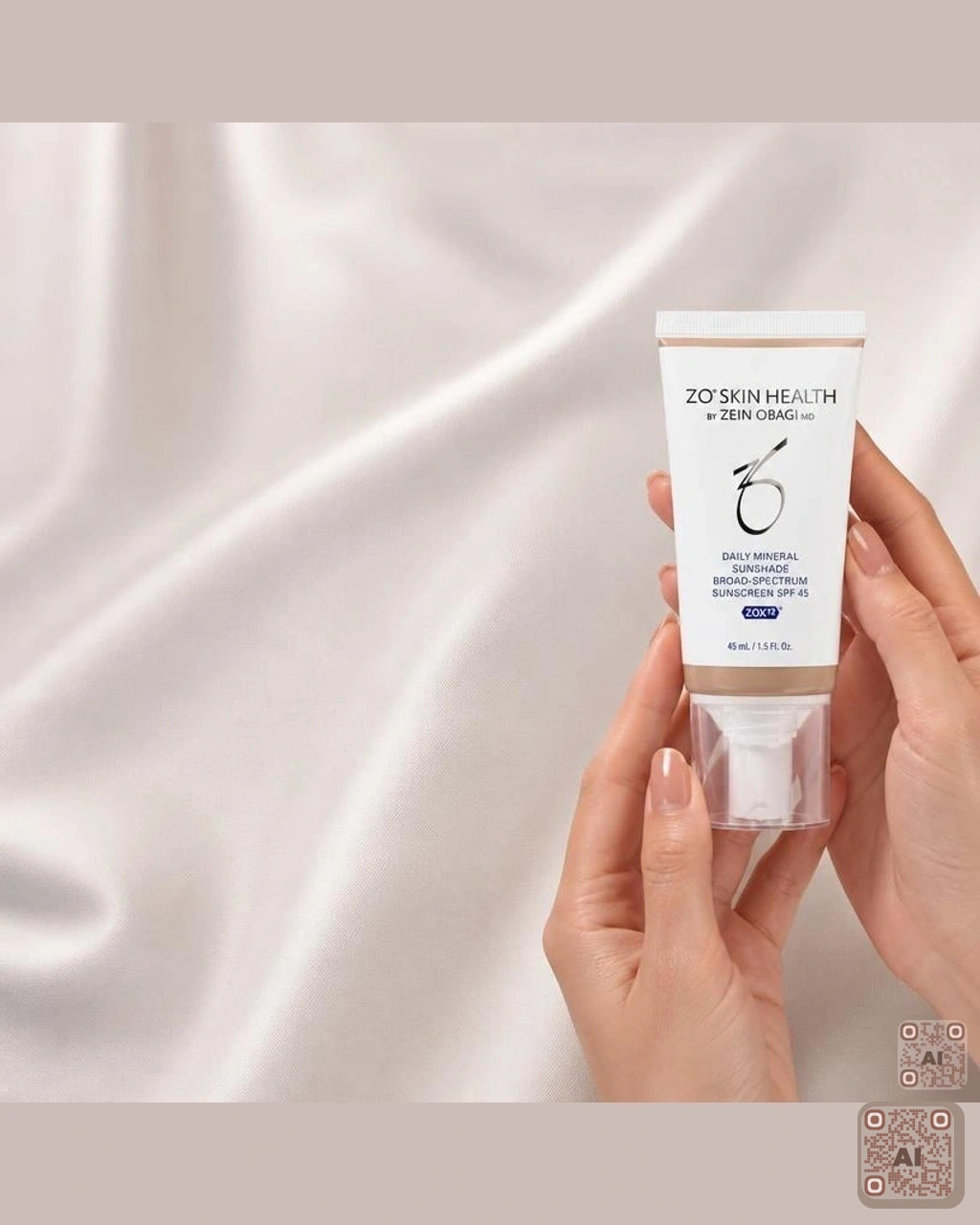 Zdjęcie wygenerowane przy użyciu AI · ZO Skin Health Daily Mineral SunShade SPF 30 Fair 45 ml (4)