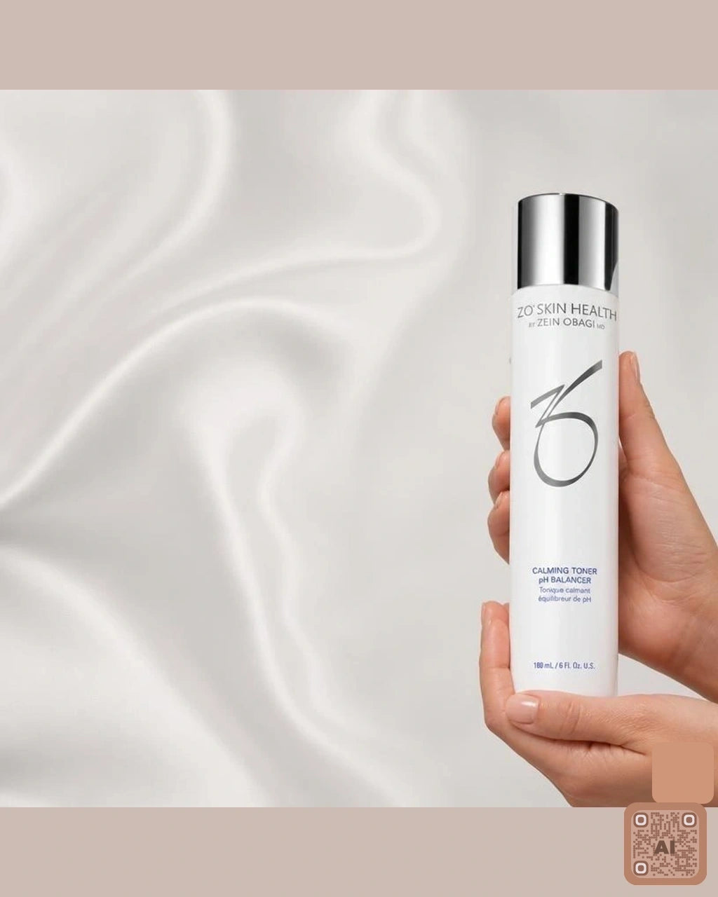 Zdjęcie wygenerowane przy użyciu AI · ZO Skin Health Kojący tonik równoważący pH skóry 180 ml (4)