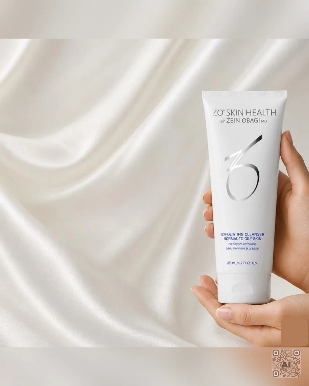 Zdjęcie wygenerowane przy użyciu AI · ZO Skin Health Żel oczyszczający do skóry normalnej i tłustej 200 ml (4)