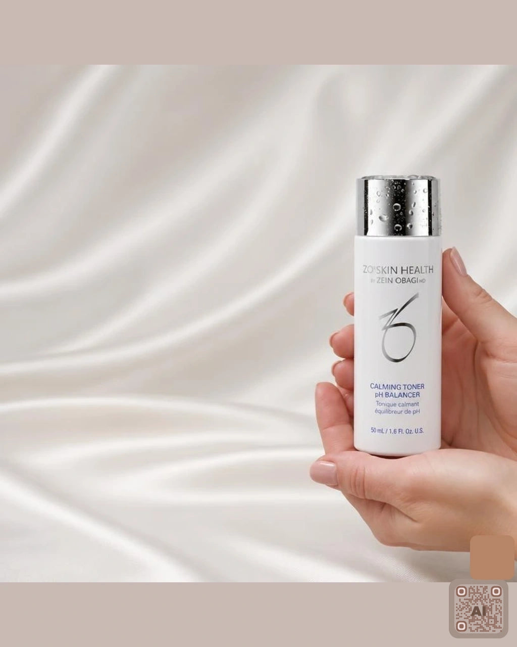 Zdjęcie wygenerowane przy użyciu AI · ZO Skin Health Kojący tonik równoważący pH skóry 50 ml (4)