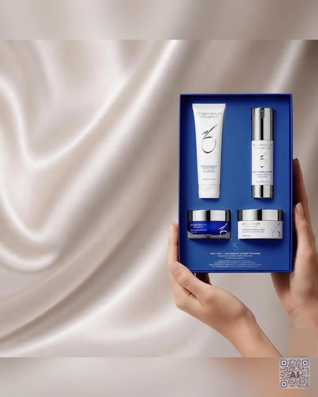 Zdjęcie wygenerowane przy użyciu AI · ZO Skin Health Daily GSR + Skin Barrier Defense Program – zestaw 6 produktów (4)