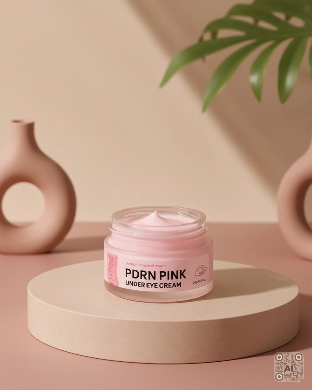 Zdjęcie wygenerowane przy użyciu AI · PDRN Pink Under Eye Cream (4)