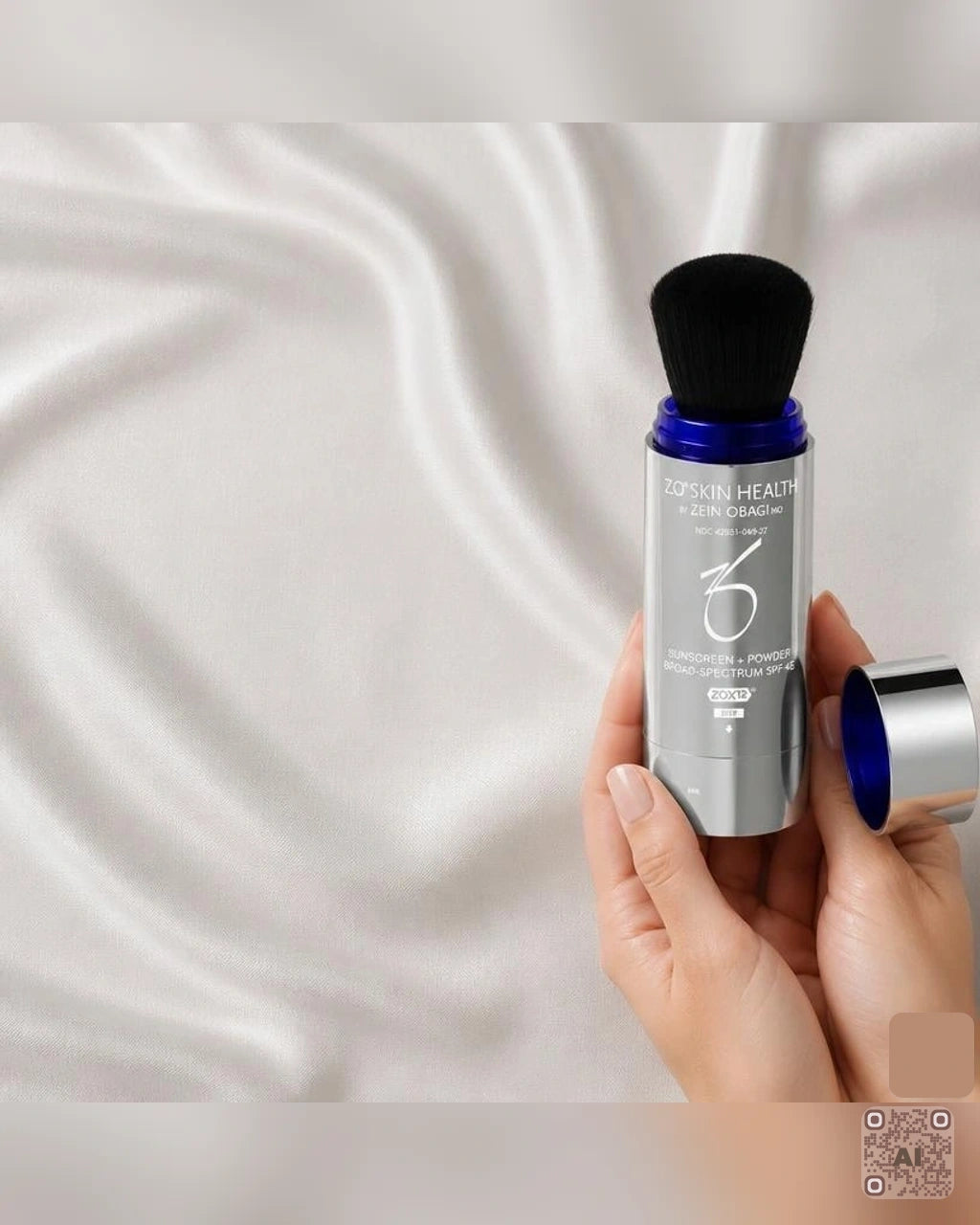 Zdjęcie wygenerowane przy użyciu AI · ZO Skin Health Puder mineralny z filtrem o szerokim spektrum ochrony SPF 30 3 g (4)