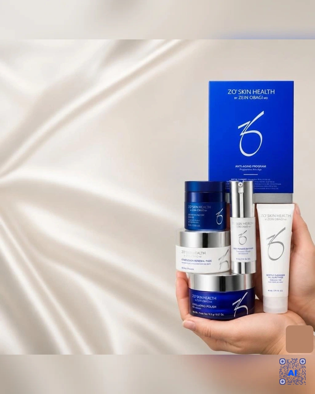 Zdjęcie wygenerowane przy użyciu AI · ZO Skin Health Anti-Aging Program Kit – zestaw 5 produktów (4)