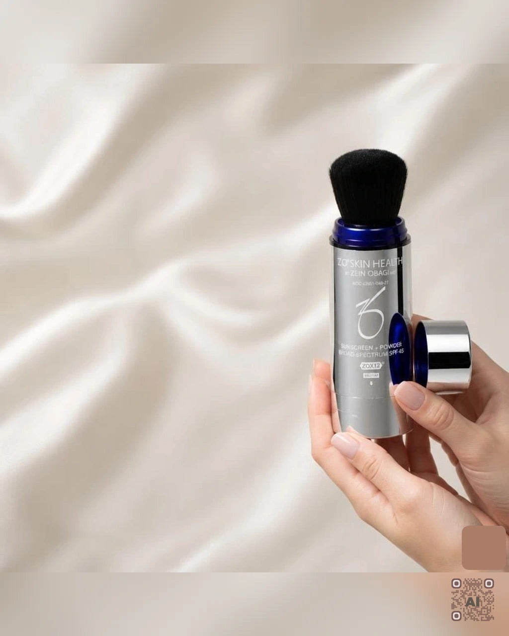 Zdjęcie wygenerowane przy użyciu AI · ZO Skin Health Puder mineralny z filtrem o szerokim spektrum ochrony SPF 30 3 g (4)