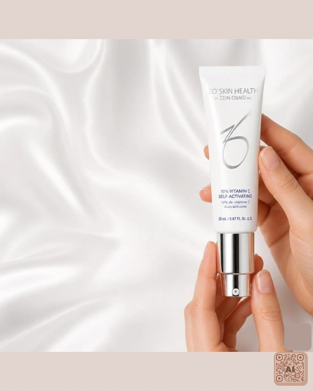 Zdjęcie wygenerowane przy użyciu AI · ZO Skin Health Serum z samoaktywującą się witaminą C 10% 20 ml (4)