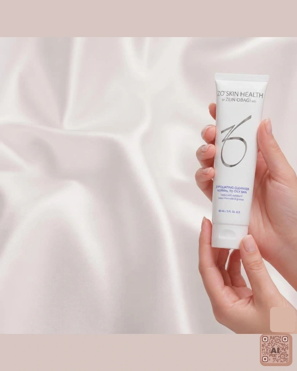 Zdjęcie wygenerowane przy użyciu AI · ZO Skin Health Żel oczyszczający do skóry normalnej i tłustej 60 ml (4)