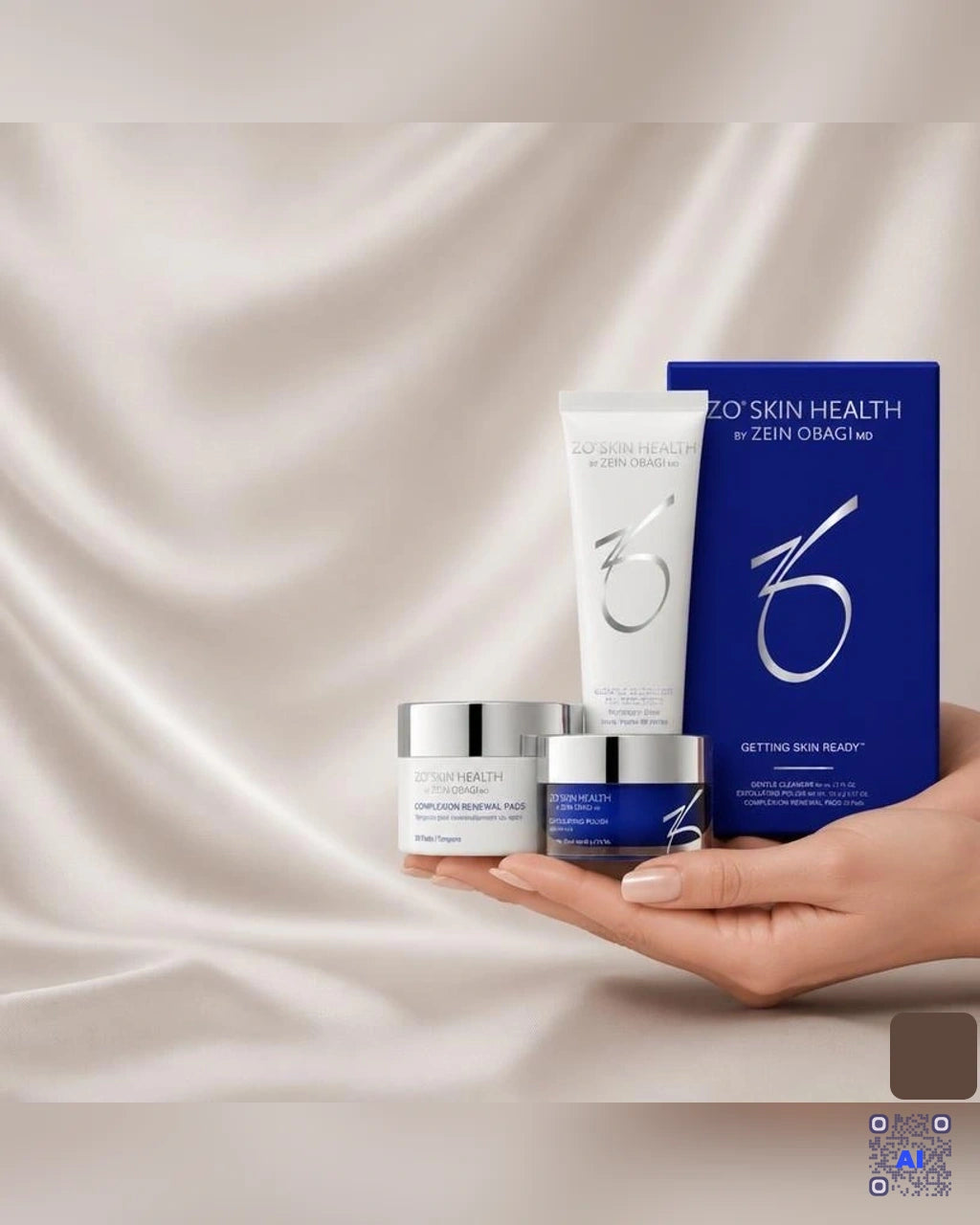 Zdjęcie wygenerowane przy użyciu AI · ZO Skin Health Getting Skin Ready Program – zestaw 3 produktów (4)