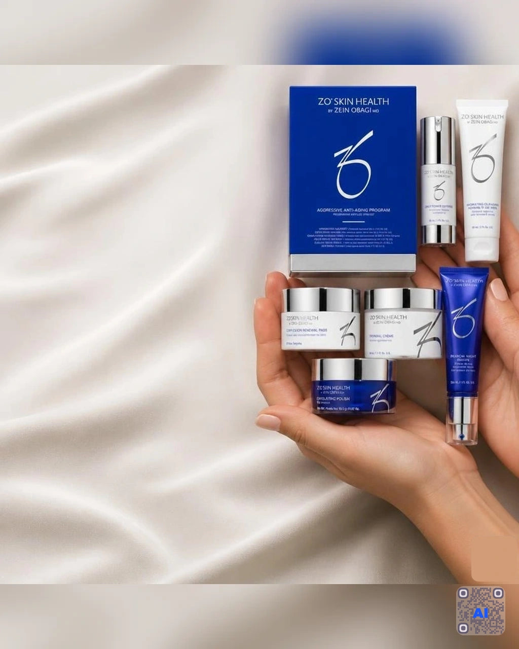 Zdjęcie wygenerowane przy użyciu AI · ZO Skin Health Aggressive Anti-Aging Program – zestaw 6 produktów (4)