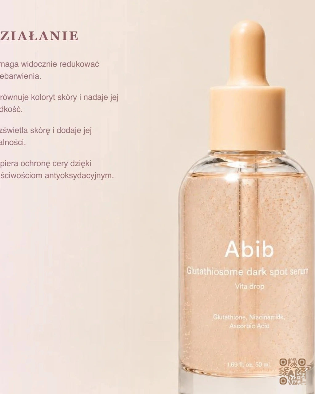 Zdjęcie wygenerowane przy użyciu AI · Abib Glutathiosome Dark Spot Serum Vita Drop (4)