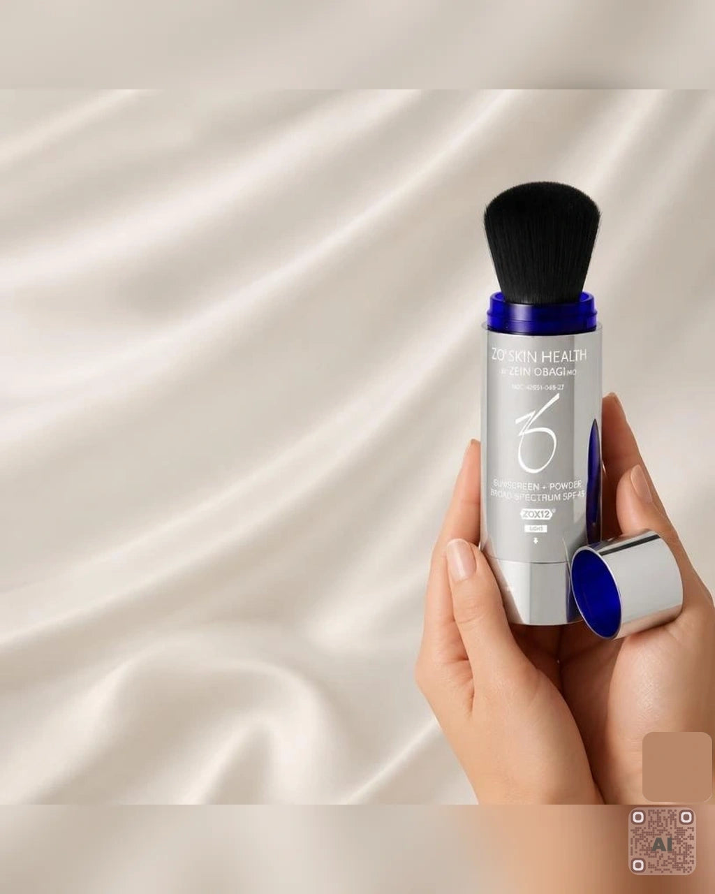 Zdjęcie wygenerowane przy użyciu AI · ZO Skin Health Puder mineralny z filtrem o szerokim spektrum ochrony SPF 30 3 g (4)