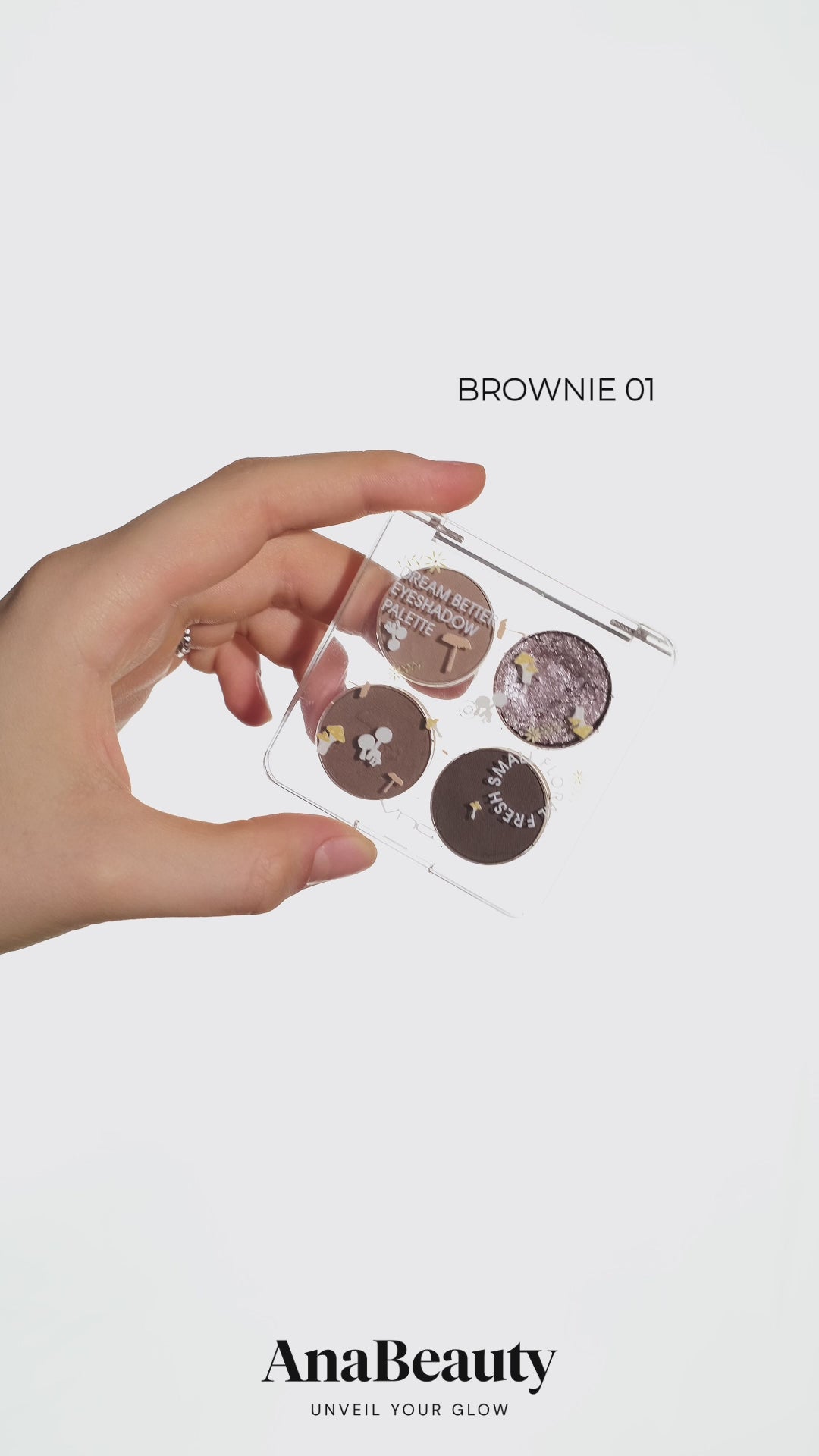 Załaduj wideo: Cienie do powiek Dream Better [Brownie 01]