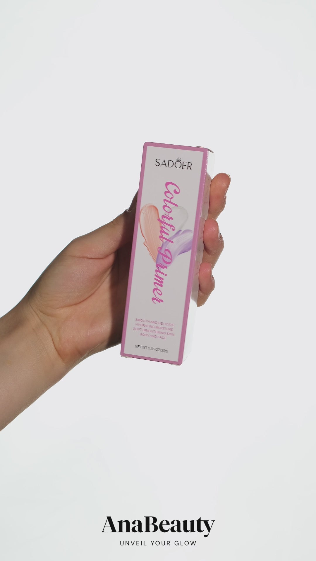Załaduj wideo: Sadoer Colorful Primer – Innowacyjny Primer do Makijażu