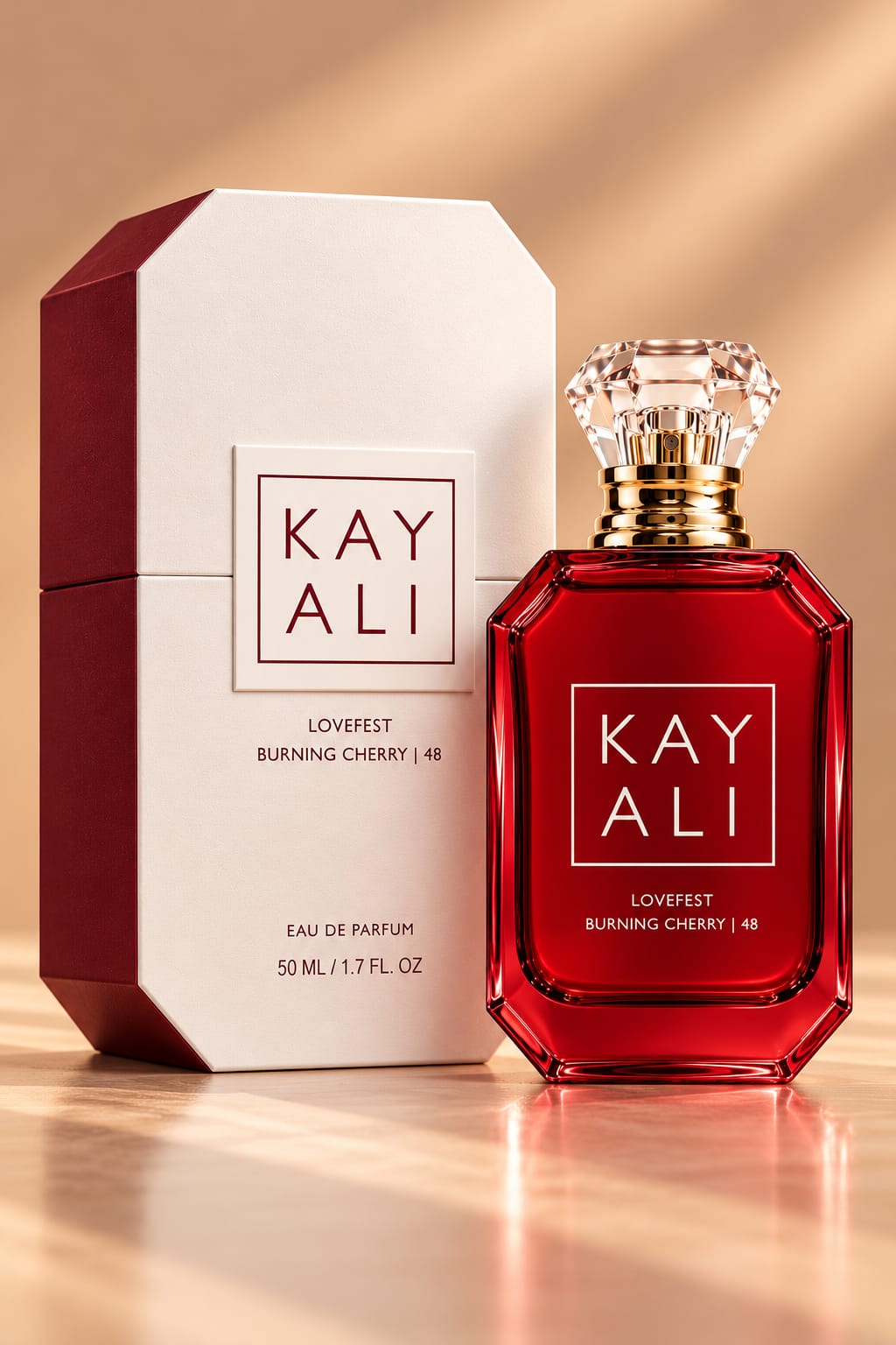 KAYALI Lovefest Burning Cherry 48 – Woda Perfumowana EDP 50 ml | Zmysłowa Wiśnia