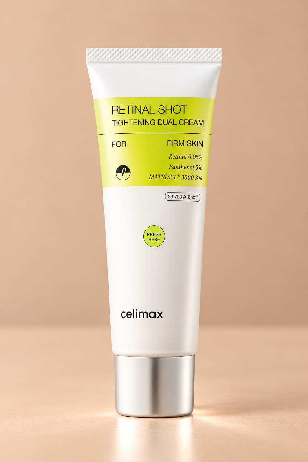 Celimax Retinal Shot Tightening Dual Cream – Przeciwzmarszczkowy Krem Ujędrniający z Retinalem 0,05%