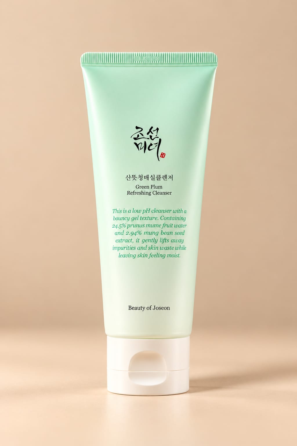 Beauty of Joseon Green Plum Refreshing Cleanser – Delikatny Żel do Mycia Twarzy z Zieloną Śliwką